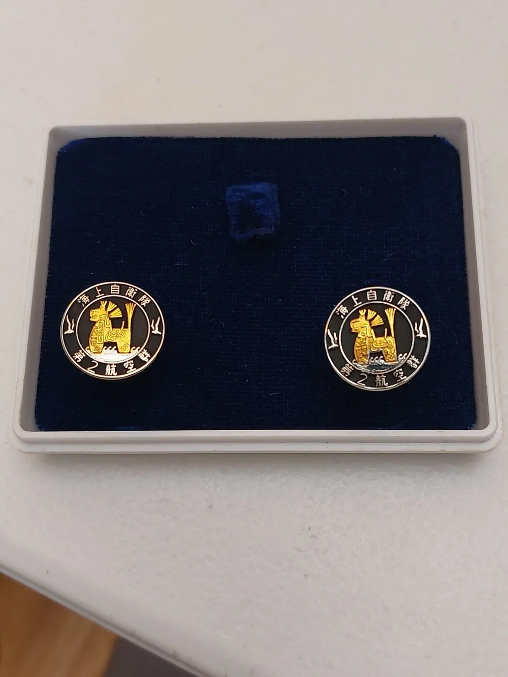 Japan Maritime Self-Defense Force 2nd Fleet Air Wing Commemorative Cufflinks